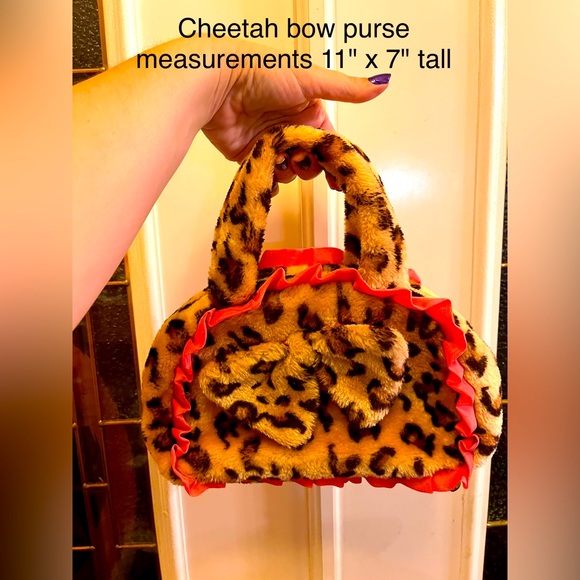 Bags Cheetah Purse Kawaii 11 X 7 Poshmark
